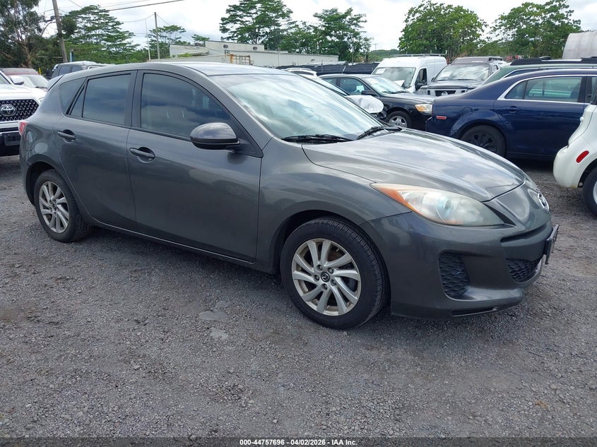 2013 Mazda 3 VIN JM1BL1L71D1784512 IAAI salvage auction — LEFT REAR, Salvage (Hawaii), sold $75 on 2026-07-28 (photo 1)