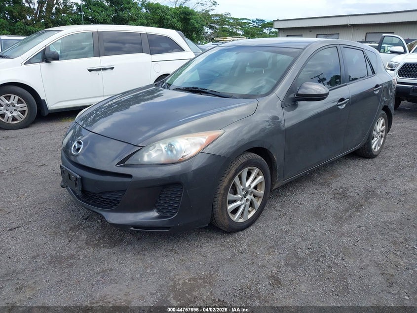 2013 Mazda 3 VIN JM1BL1L71D1784512 IAAI salvage auction — LEFT REAR, Salvage (Hawaii), sold $75 on 2026-07-28 (photo 2)