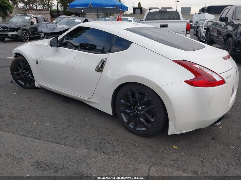 2018 Nissan 370z VIN JN1AZ4EH3JM572712 IAAI salvage auction — SIDE, Wait Title, sold $3,500 on 2026-07-12 (photo 3)