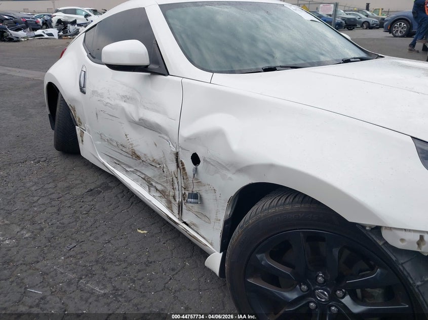 2018 Nissan 370z VIN JN1AZ4EH3JM572712 IAAI salvage auction — SIDE, Wait Title, sold $3,500 on 2026-07-12 (photo 6)