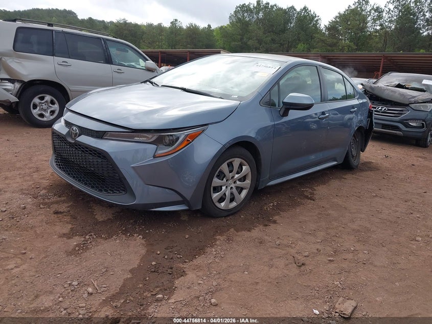 2022 Toyota Corolla VIN JTDEPMAEXN3025352 IAAI salvage auction — REAR END, Salvage (Alabama), sold $4,100 on 2026-08-02 (photo 2)