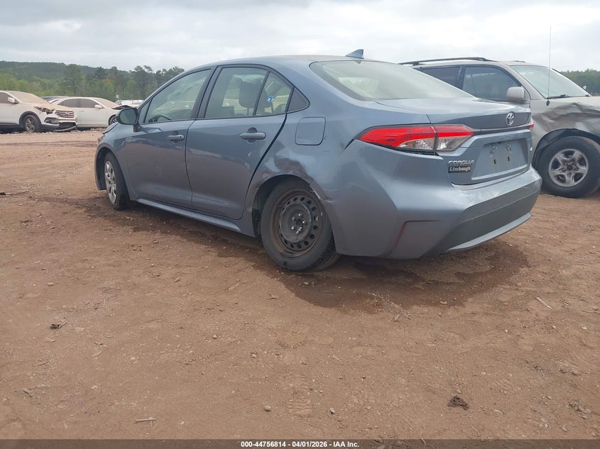 2022 Toyota Corolla VIN JTDEPMAEXN3025352 IAAI salvage auction — REAR END, Salvage (Alabama), sold $4,100 on 2026-08-02 (photo 3)