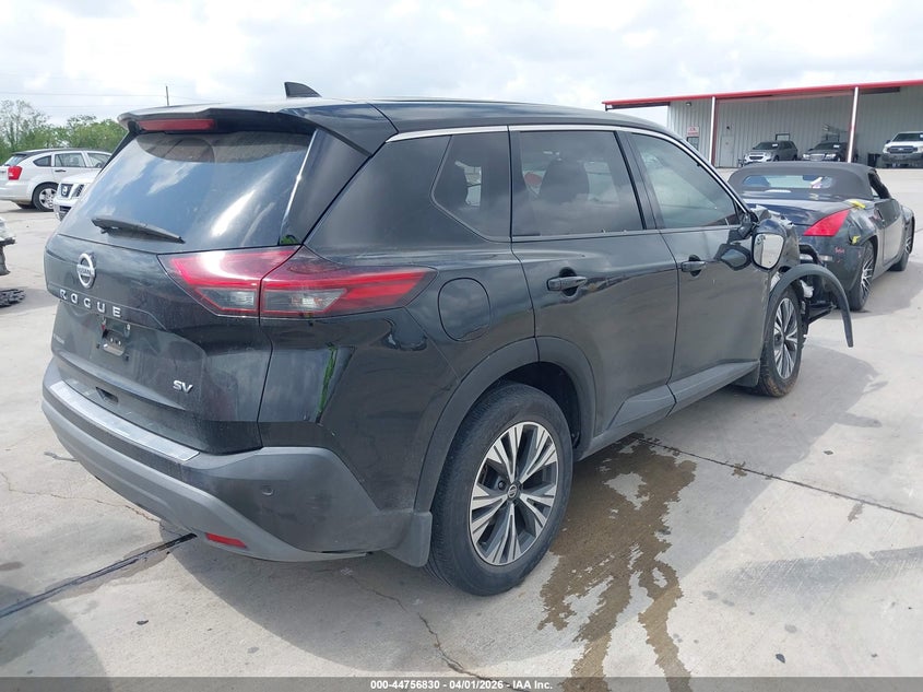2021 Nissan Rogue VIN JN8AT3BA6MW018108 IAAI salvage auction — FRONT END, Wait Title, sold $3,850 on 2026-07-10 (photo 4)
