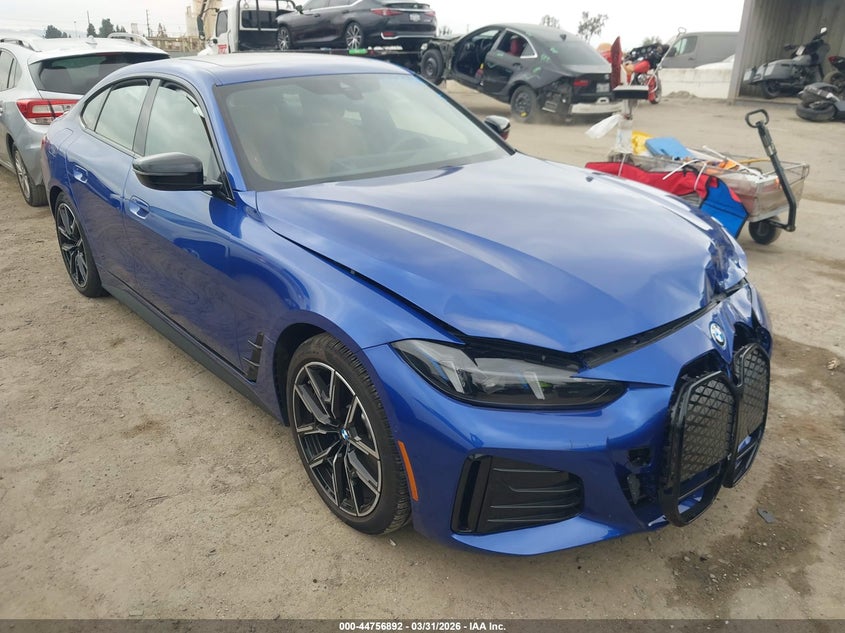 2025 BMW I4 VIN WBY43HD04SFU46541 — IAAI salvage auction photo