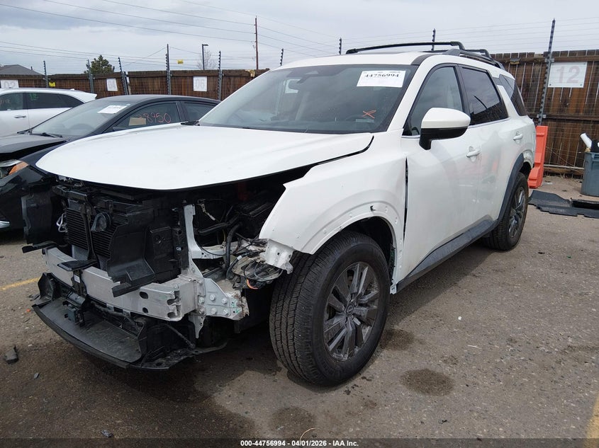 2023 Nissan Pathfinder VIN 5N1DR3BD7PC256178 IAAI salvage auction — FRONT END, Salvage (Colorado), sold $8,200 on 2026-07-10 (photo 2)