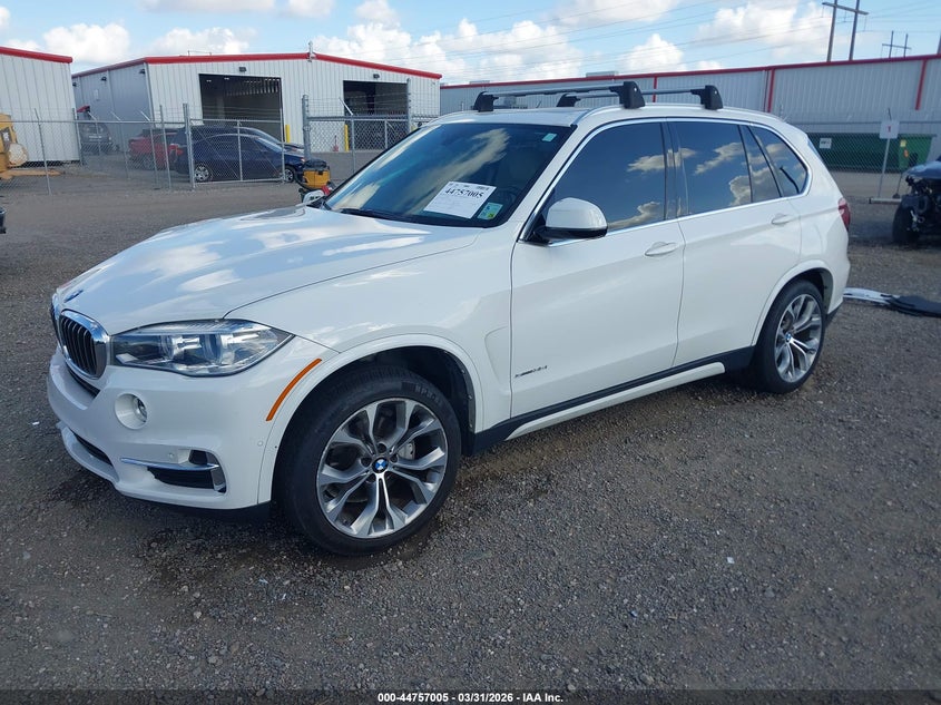 2018 BMW X5 VIN 5UXKR2C57J0Z15574 IAAI salvage auction — RIGHT FRONT, Wait Title, sold $3,850 on 2026-07-22 (photo 2)