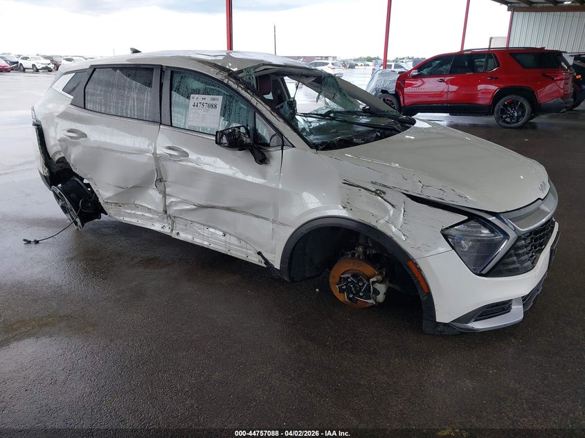 2023 Kia Sportage VIN KNDPU3AFXP7144115 IAAI salvage auction — ROLLOVER, Wait Title, sold $2,250 on 2026-07-16 (photo 1)