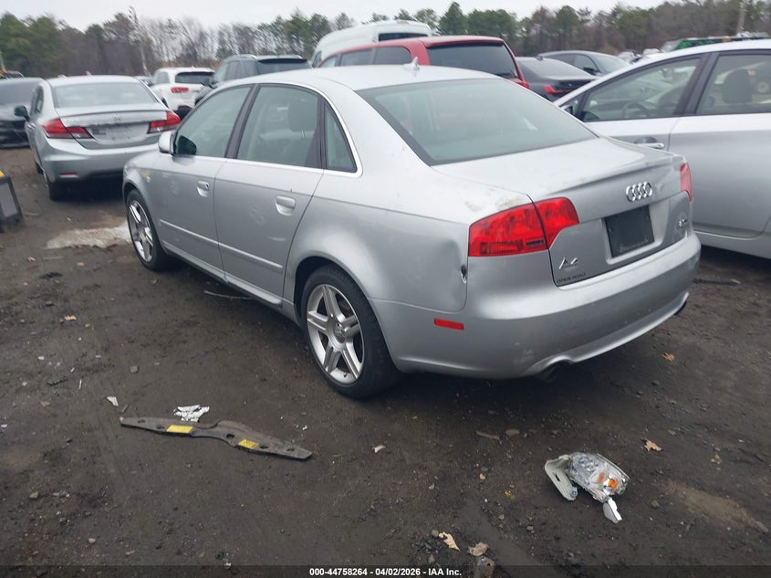 2008 Audi A4 VIN WAUDF78E08A091475 IAAI salvage auction — FRONT END, Mv-907A (New York), sold $575 on 2026-07-07 (photo 3)