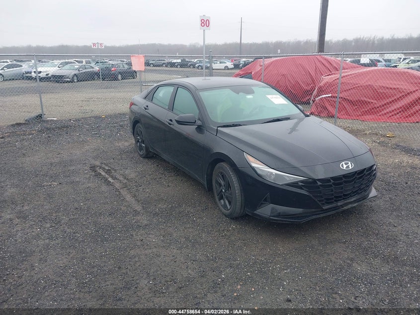 2023 Hyundai Elantra VIN KMHLM4AG0PU571118 IAAI salvage auction — LEFT SIDE, Wait Title, sold $4,500 on 2026-07-27 (photo 1)