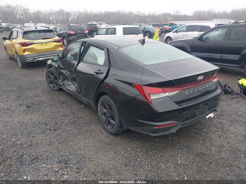 2023 Hyundai Elantra VIN KMHLM4AG0PU571118 IAAI salvage auction — LEFT SIDE, Wait Title, sold $4,500 on 2026-07-27 (photo 3)