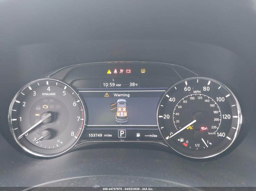 2021 Infiniti Qx80 VIN JN8AZ2AE6M9269464 IAAI salvage auction — FRONT & REAR, Wait Title, sold $3,450 on 2026-07-23 (photo 7)
