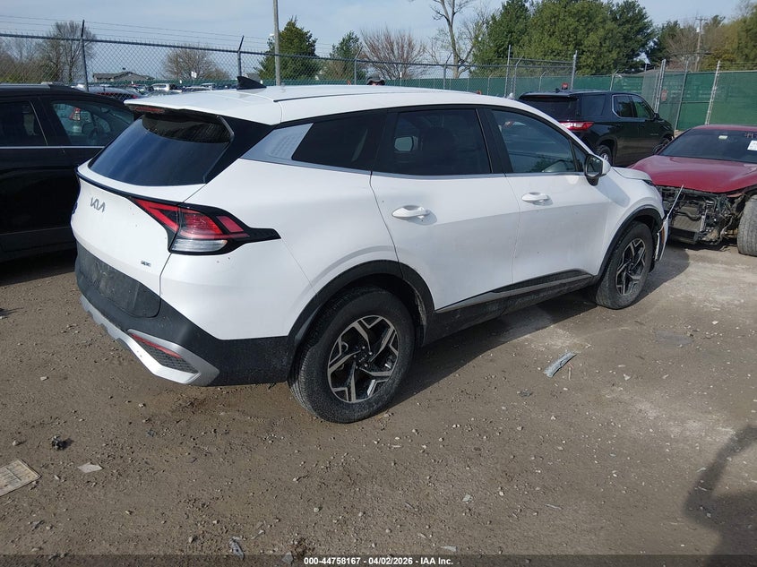 2025 Kia Sportage VIN 5XYK2CDF2SG324308 IAAI salvage auction — FRONT END, Salvage (Kentucky), sold $6,600 on 2026-07-29 (photo 4)