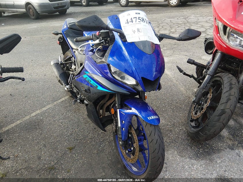 2024 Yamaha Yzf VIN MH3RH18Y1RK017943 IAAI salvage auction — LEFT & RIGHT, Wait Title, sold $725 on 2026-07-09 (photo 1)