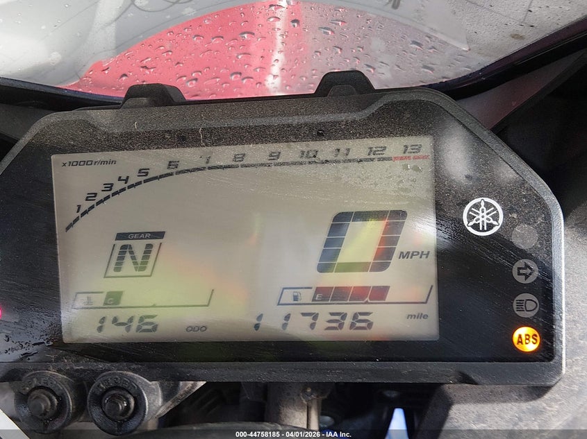 2024 Yamaha Yzf VIN MH3RH18Y1RK017943 IAAI salvage auction — LEFT & RIGHT, Wait Title, sold $725 on 2026-07-09 (photo 7)
