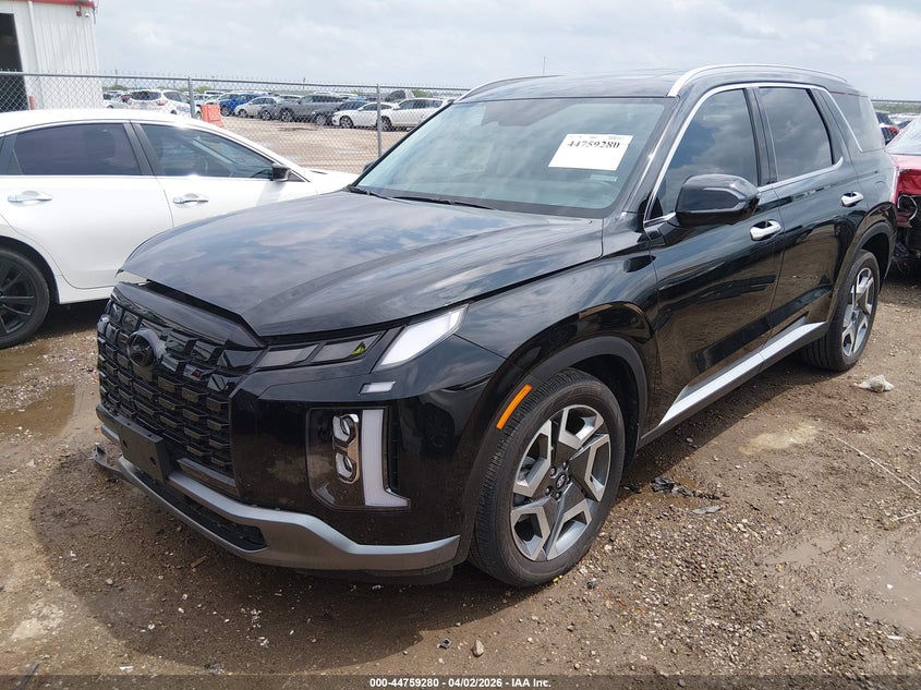 2025 Hyundai Palisade VIN KM8R44GE5SU923960 IAAI salvage auction — RIGHT FRONT, Original (Texas), sold $16,550 on 2026-07-07 (photo 2)