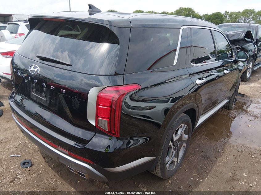 2025 Hyundai Palisade VIN KM8R44GE5SU923960 IAAI salvage auction — RIGHT FRONT, Original (Texas), sold $16,550 on 2026-07-07 (photo 4)