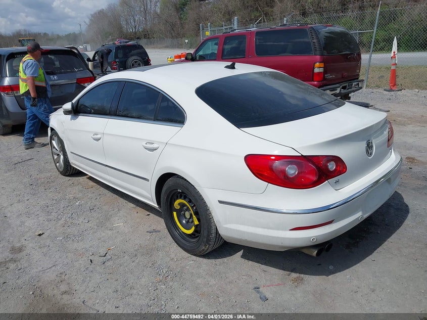 2010 Volkswagen Passat cc VIN WVWEU7AN8AE538382 IAAI salvage auction — FRONT END, Clear (Virginia), sold $750 on 2026-07-14 (photo 3)