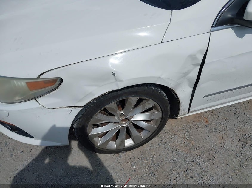 2010 Volkswagen Passat cc VIN WVWEU7AN8AE538382 IAAI salvage auction — FRONT END, Clear (Virginia), sold $750 on 2026-07-14 (photo 6)