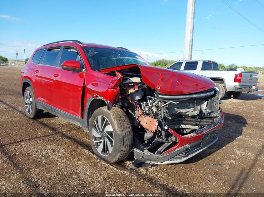 2025 Volkswagen Atlas VIN 1V2WR2CA1SC542420 IAAI salvage auction — FRONT END, Salvage Title, sold $8,050 on 2026-09-08 (photo 1)