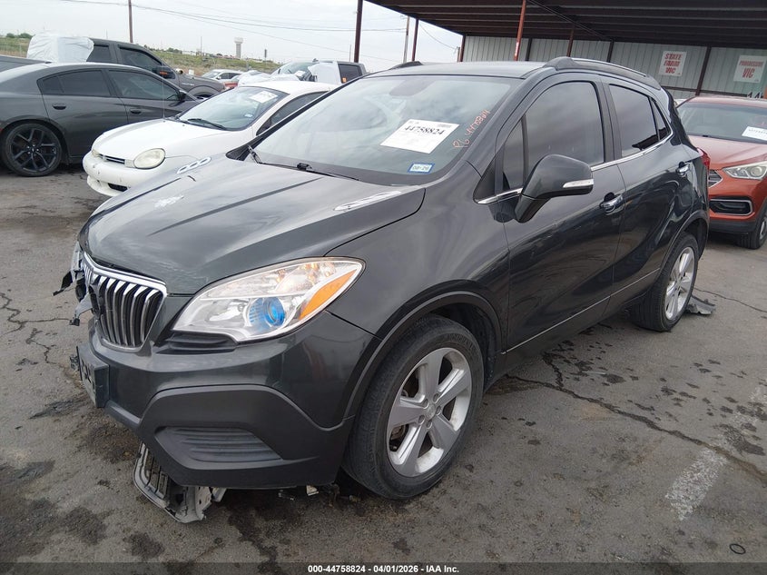 2016 Buick Encore VIN KL4CJASB8GB681855 IAAI salvage auction — RIGHT FRONT, Original (Texas), sold $975 on 2026-07-08 (photo 2)