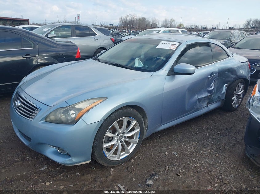 2011 Infiniti G VIN JN1CV6FEXBM951485 IAAI salvage auction — LEFT SIDE, Clear (Michigan), sold $1,100 on 2026-07-16 (photo 2)