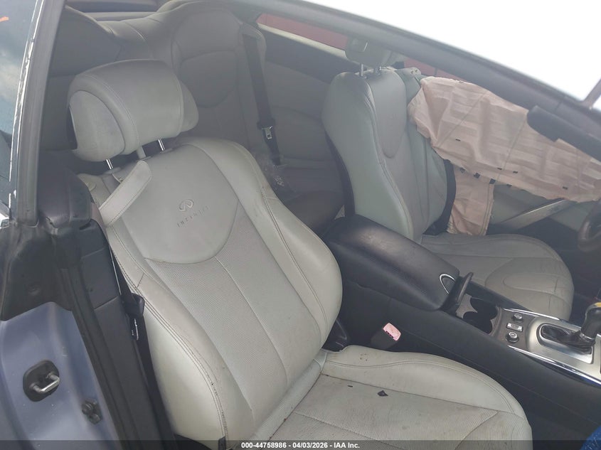 2011 Infiniti G VIN JN1CV6FEXBM951485 IAAI salvage auction — LEFT SIDE, Clear (Michigan), sold $1,100 on 2026-07-16 (photo 8)