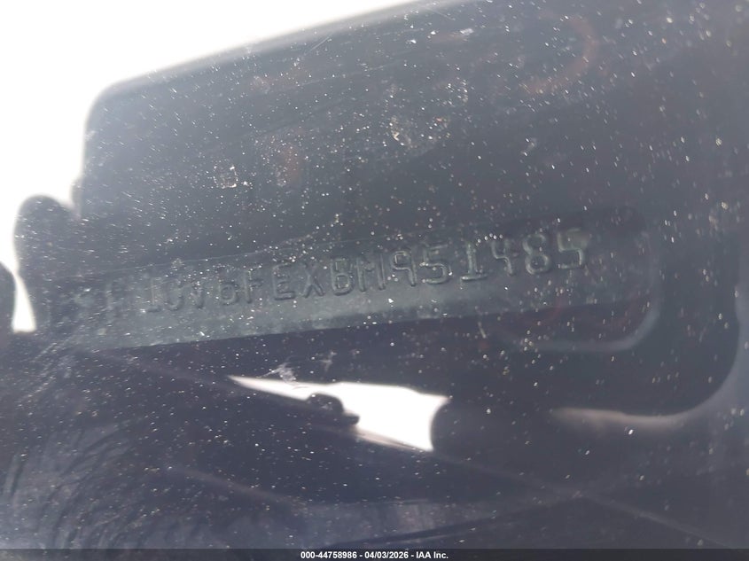 2011 Infiniti G VIN JN1CV6FEXBM951485 IAAI salvage auction — LEFT SIDE, Clear (Michigan), sold $1,100 on 2026-07-16 (photo 9)