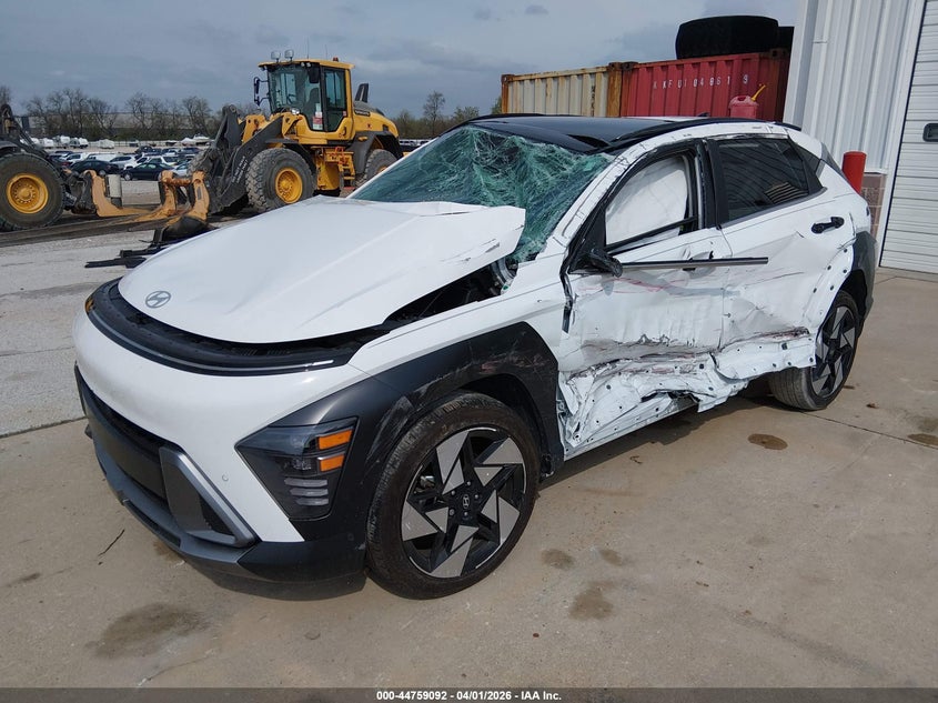 2024 Hyundai Kona VIN KM8HE3A32RU175916 IAAI salvage auction — SIDE, Wait Title, sold $2,850 on 2026-07-30 (photo 2)