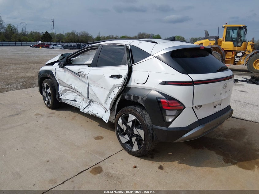 2024 Hyundai Kona VIN KM8HE3A32RU175916 IAAI salvage auction — SIDE, Wait Title, sold $2,850 on 2026-07-30 (photo 3)