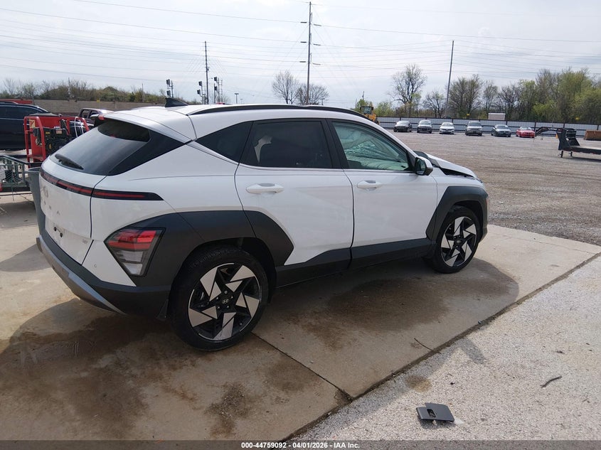 2024 Hyundai Kona VIN KM8HE3A32RU175916 IAAI salvage auction — SIDE, Wait Title, sold $2,850 on 2026-07-30 (photo 4)