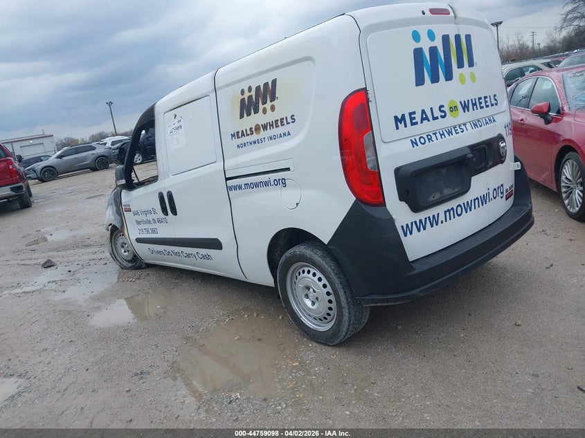 2019 Ram Promaster city VIN ZFBHRFAB0K6N78338 IAAI salvage auction — ENGINE BURN, Salvage (Illinois), sold $375 on 2026-07-14 (photo 3)