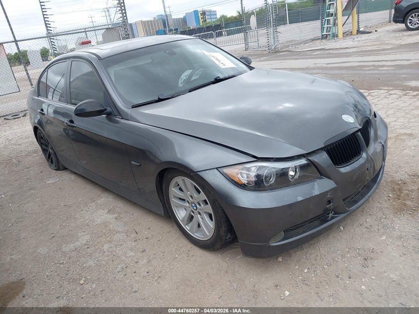 2006 BMW 3er VIN WBAVB13536KR56676 IAAI salvage auction — FRONT END, Salvage (Texas), sold $25 on 2026-07-06 (photo 1)