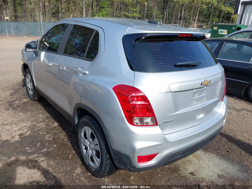 2017 Chevrolet Trax VIN KL7CJKSB9HB213742 IAAI salvage auction — FRONT END, Wait Title, sold $450 on 2026-07-09 (photo 3)