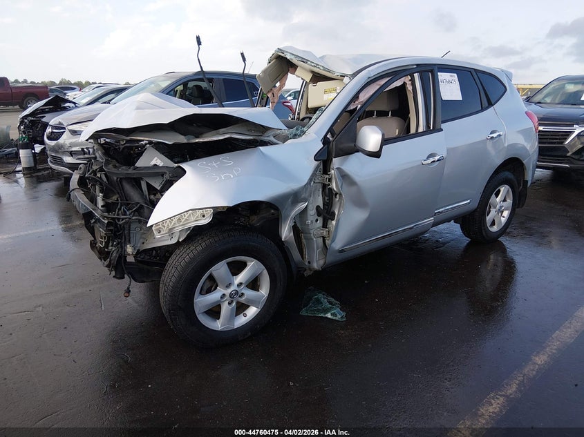 2013 Nissan Rogue VIN JN8AS5MT8DW530742 IAAI salvage auction — FRONT END, Junk Receipt (North Carolina), sold $325 on 2026-07-15 (photo 2)