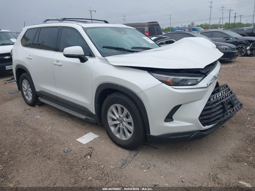 2026 Toyota Highlander VIN 5TDACAB54TS087591 IAAI salvage auction — LEFT FRONT, Salvage (Texas), sold $19,200 on 2026-07-20 (photo 1)
