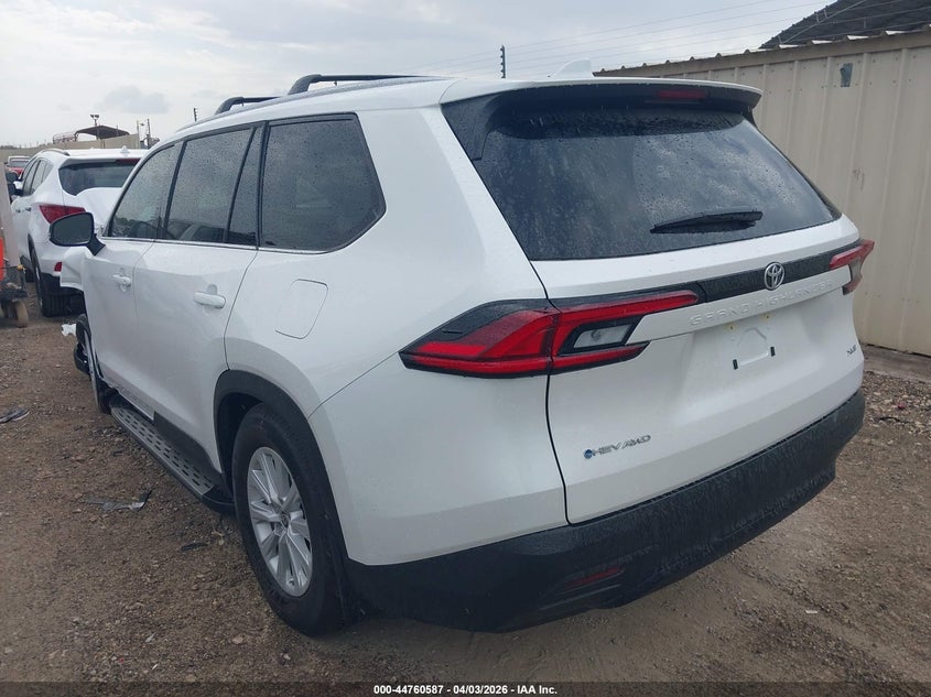 2026 Toyota Highlander VIN 5TDACAB54TS087591 IAAI salvage auction — LEFT FRONT, Salvage (Texas), sold $19,200 on 2026-07-20 (photo 3)