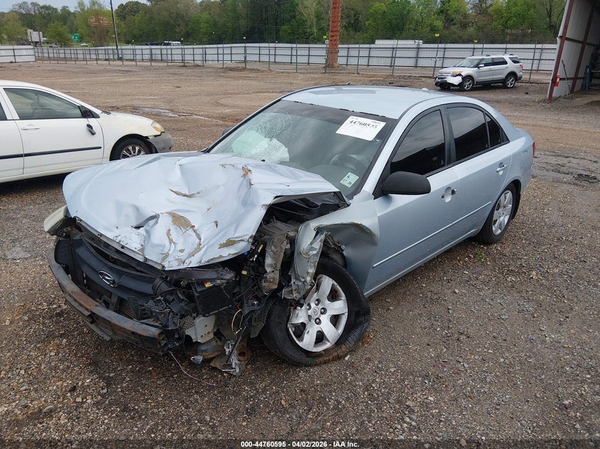 2008 Hyundai Sonata VIN 5NPET46C58H301948 IAAI salvage auction — FRONT END, Salvage (Louisiana), sold $150 on 2026-07-29 (photo 2)