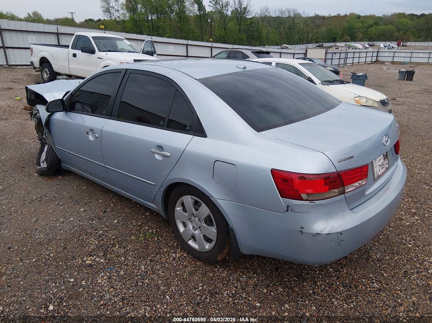 2008 Hyundai Sonata VIN 5NPET46C58H301948 IAAI salvage auction — FRONT END, Salvage (Louisiana), sold $150 on 2026-07-29 (photo 3)
