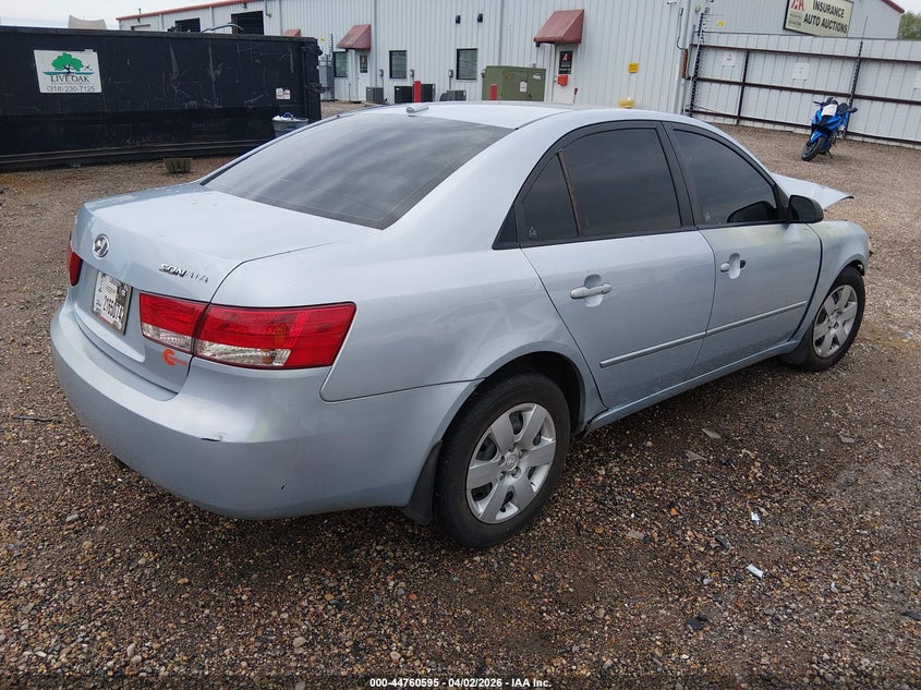 2008 Hyundai Sonata VIN 5NPET46C58H301948 IAAI salvage auction — FRONT END, Salvage (Louisiana), sold $150 on 2026-07-29 (photo 4)