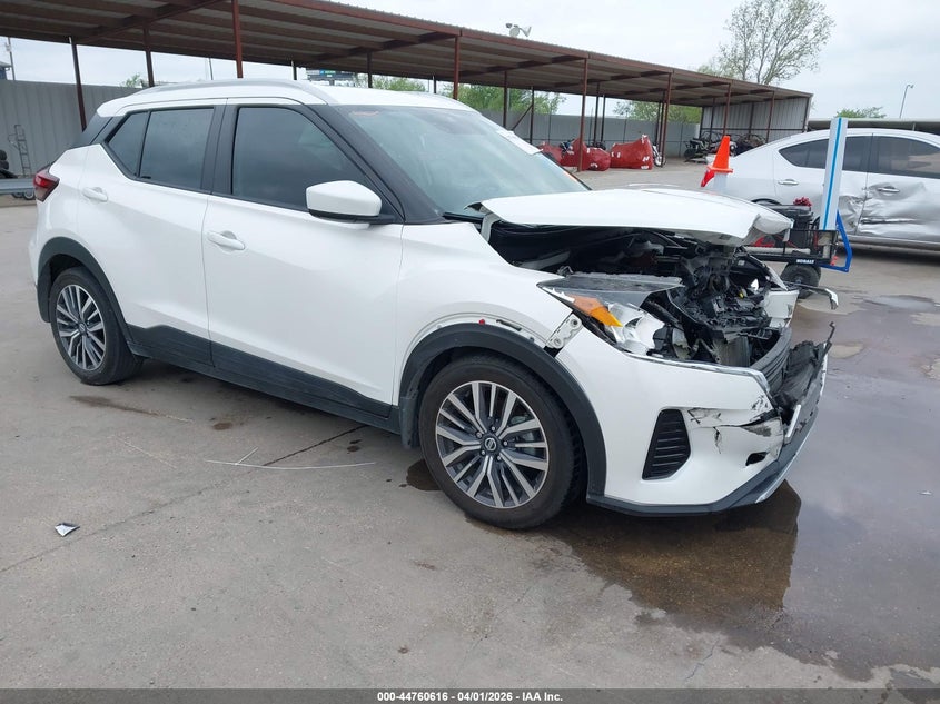 2021 Nissan Kicks VIN 3N1CP5CV7ML508670 IAAI salvage auction — FRONT END, Wait Title, sold $2,350 on 2026-07-19 (photo 1)