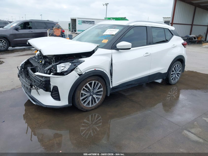 2021 Nissan Kicks VIN 3N1CP5CV7ML508670 IAAI salvage auction — FRONT END, Wait Title, sold $2,350 on 2026-07-19 (photo 2)