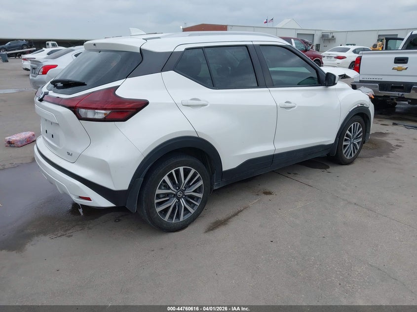 2021 Nissan Kicks VIN 3N1CP5CV7ML508670 IAAI salvage auction — FRONT END, Wait Title, sold $2,350 on 2026-07-19 (photo 4)