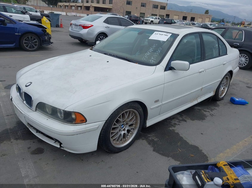 2003 BMW 5 series VIN WBADT63453CK43362 IAAI salvage auction — MECHANICAL, App For Dup Clear (California), sold $550 on 2026-07-13 (photo 2)