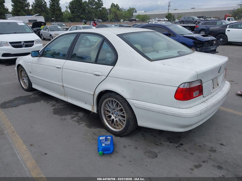 2003 BMW 5 series VIN WBADT63453CK43362 IAAI salvage auction — MECHANICAL, App For Dup Clear (California), sold $550 on 2026-07-13 (photo 3)