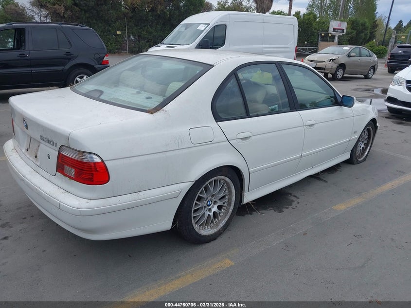 2003 BMW 5 series VIN WBADT63453CK43362 IAAI salvage auction — MECHANICAL, App For Dup Clear (California), sold $550 on 2026-07-13 (photo 4)