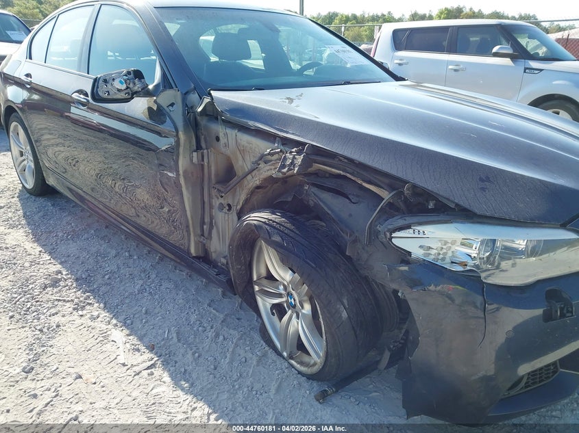 2012 BMW 5er VIN WBAFU7C56CDU65164 IAAI salvage auction — RIGHT FRONT, Wait Title, sold $650 on 2026-07-11 (photo 6)