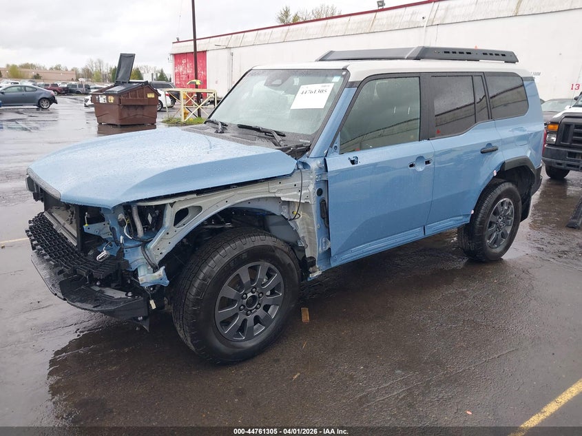 2025 Toyota Land cruiser VIN JTEABFAJ9SK037866 IAAI salvage auction — FRONT END, Salvage (Oregon), sold $37,100 on 2026-07-13 (photo 2)
