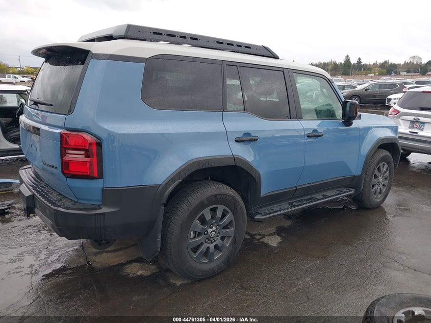 2025 Toyota Land cruiser VIN JTEABFAJ9SK037866 IAAI salvage auction — FRONT END, Salvage (Oregon), sold $37,100 on 2026-07-13 (photo 4)
