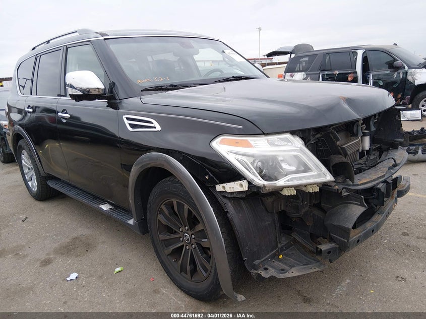 2017 Nissan Armada VIN JN8AY2NE8H9702236 IAAI salvage auction — FRONT END, Salvage (Colorado), sold $5,825 on 2026-07-07 (photo 1)