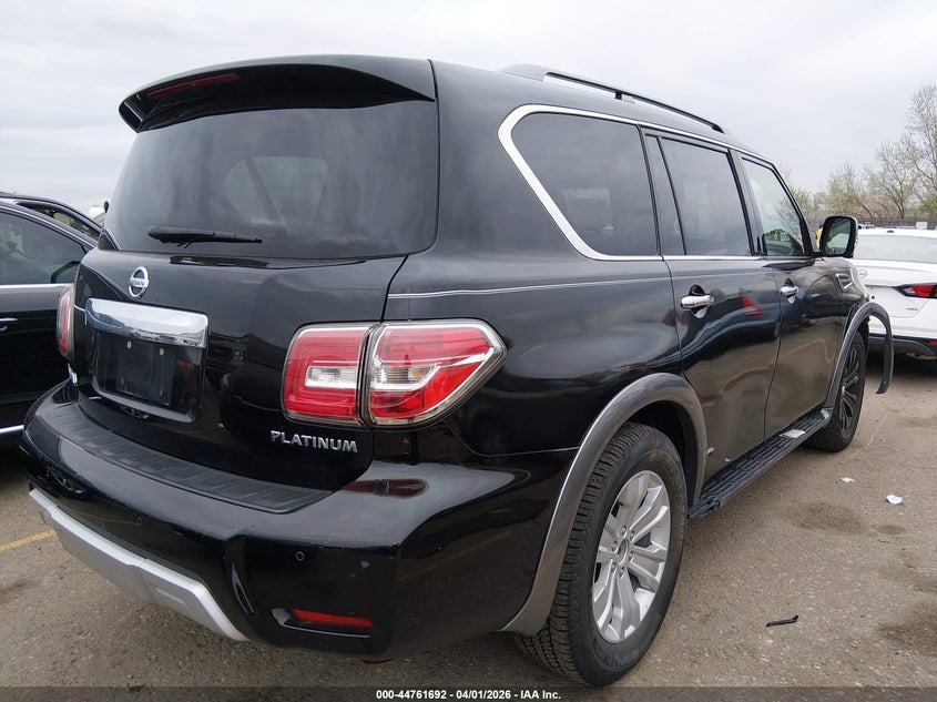 2017 Nissan Armada VIN JN8AY2NE8H9702236 IAAI salvage auction — FRONT END, Salvage (Colorado), sold $5,825 on 2026-07-07 (photo 4)
